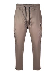 Свободные брюки-карго SikSilk, коричневый