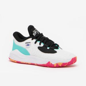 TARMAK Детские низкие баскетбольные кроссовки NBA Spurs - Fast 900 Low-1 чёрно-белые