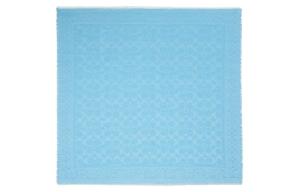 Вязаный шарф женский синий COACH