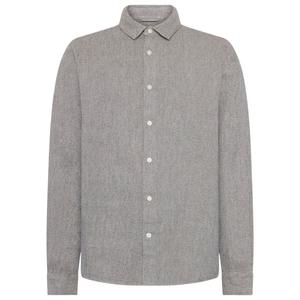 Рубашка в стиле добби-лук классического кроя Knowledgecotton Apparel, серый