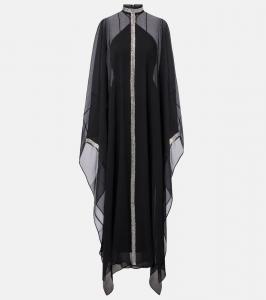 Кафтан Parthenon с кристаллами Swarovski Taller Marmo, Black