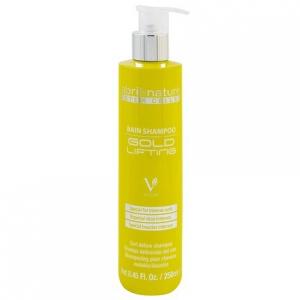 Abril et Nature Gold Увлажняющий лифтинг-шампунь со стволовыми клетками и пантенолом 250 мл - Для вьющихся волос - Веганский - Уменьшает вьющиеся волосы