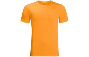 Футболка мужская с круглым вырезом, умеренный прямой крой JACK WOLFSKIN, оранжевый/3087