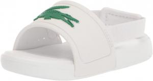 Laceste unisex-child Juniors' Serve Slide Lacoste, Navy Blue/Vineyard