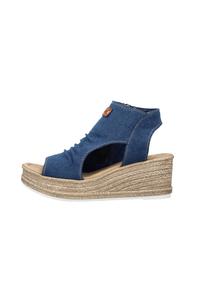 Босоножки на платформе Rieker, цвет blau