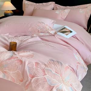 FUANNA Комплект постельного белья, 200 см, 4 предмета, плотный флис, цвет светлая бобовая паста