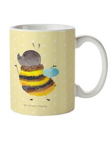 Детская кружка Hummel пушистая без слов в пастельно-желтом цвете Mr. & Mrs. Panda