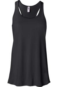 Женская струящаяся майка-борцовка BELLA + CANVAS, черный