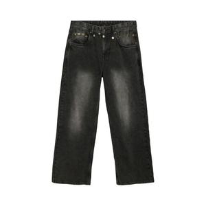 Брюки Glass Cypress Hanging Buttons Denim, Black