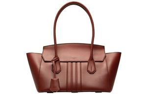 Кожаная сумка для контроллера через плечо обычная женская красная BALLY