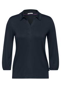 Блузка с коротким рукавом CECIL Blouse, ночной синий