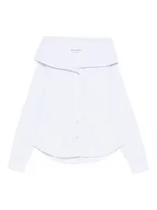 Рубашка с открытыми плечами Our Legacy, белый