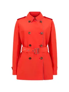 Двубортный тренч с пуговицами Moorer, красный