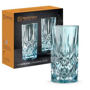 Набор из 2 стаканов Longdrink Longdrinkgläser Noblesse Colors 395 мл Nachtmann, Aqua
