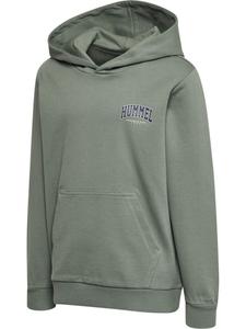 Детская толстовка с капюшоном зеленого цвета Hummel