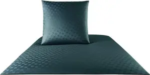 Наволочка из атласа " Mako", односпальная, василькового цвета, кварц, размер 70х90 JOOP!