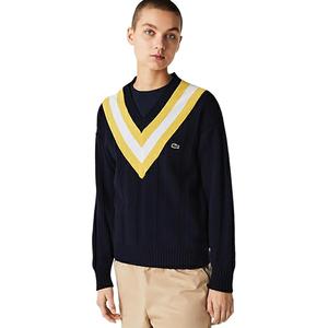 LACOSTE Свитер женский темно-синий