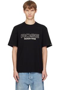 Martine Rose Черная классическая футболка