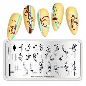 Табличка для штампов для ногтей ORNAMENT, Frezarkowo