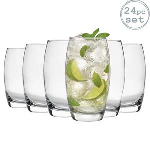 Tondo - стаканы для воды/сока/лонг-дринков - праздничный набор из 24 стаканов - 510 мл Argon
