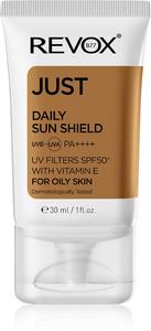 Ежедневный солнцезащитный крем для жирной и комбинированной кожи с фактором защиты 50+. Revox B77, 30 мл
