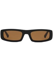 AMI Paris солнцезащитные очки в прямоугольной оправе, черный