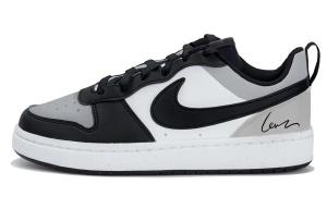 Nike Court Borough Low 2 Low top детские скейтбординг кроссовки black gray для подростков