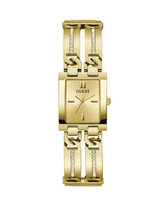 Мод id GW0668L2 стальные женские часы с золотым ремешком Guess, золотой