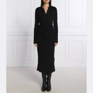 Платье с добавлением шерсти Calvin Klein, черный