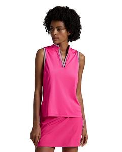 Топ-поповер из пике Ralph Lauren, розовый