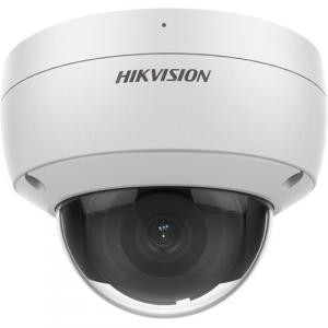 Уличная сетевая купольная камера Hikvision AcuSense DS-2CD2183G2-IU 8 МП с ночным видением и объективом 2,8 мм (белая)