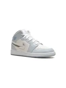 Кроссовки Air Jordan 1 Mid SE Glitter Swoosh Jordan Kids, синий