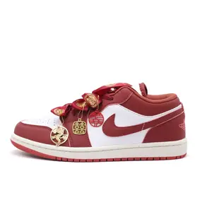 Jordan Баскетбольные кроссовки Air 1 Vintage, женские, низкие, красные