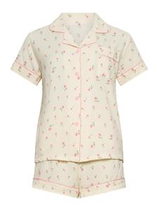 Короткий пижамный комплект Orchibelle Mia, Natural White