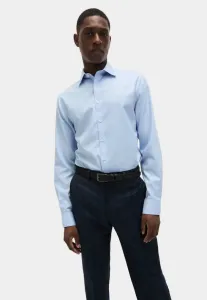 Приталенная, не требующая глажки формальная рубашка Marks & Spencer, Light Blue