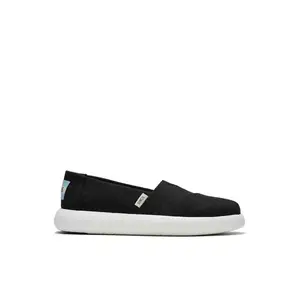 Женские парусиновые кроссовки без шнуровки Toms, черный