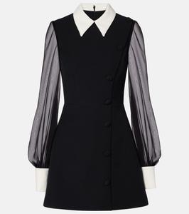 Мини-платье Карена Safiyaa, Ivory On Black