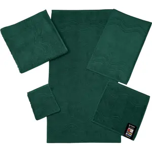 Гостевое полотенце Cashmere feeling 100% хлопок, с волнистой каймой, широкий выбор цветов Ross, Moosgrün