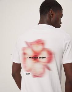 Футболка Motion Floral Graphic белого цвета Lyle & Scott