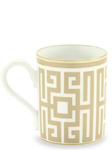 Чашка «Labirinto» 400 мл GINORI 1735, золото