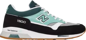 Кроссовки New Balance 1500 Made In England 'Black Grey', зеленый