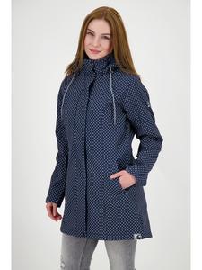 Пальто софтшелл TWIN PEAK DOTS синего цвета DEPROC Active