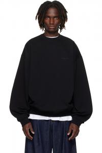 Оверсайз худи с логотипом Vetements, черный