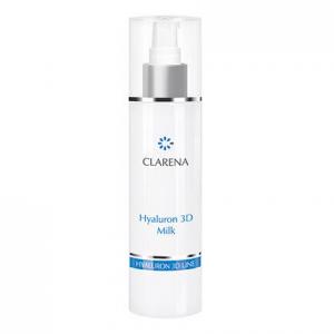 Clarena Hyaluron 3D Line увлажняющее молочко для снятия макияжа с 3 видами гиалуроновой кислоты, 200 мл