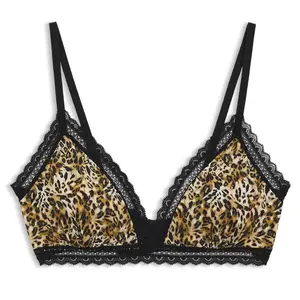 HUGO Unique 10273201 Треугольный бюстгальтер, коричневый