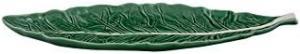 Блюдо сервировочное Bordallo Pinheiro Cabbage, 40х12,5 см, зеленый