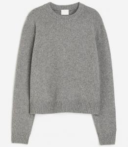 Джемпер H&M Melange, серый