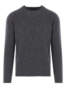 Свитер с круглым вырезом от Roberto Collina, серый