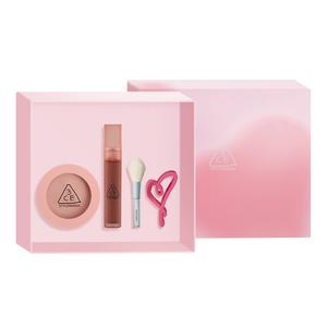 Монохромный блаш набор жидких помад Long Lasting легко растушевывается натуральный 3CE