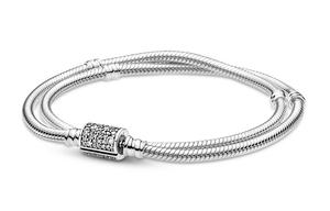 Pandora Женский браслет из стерлингового серебра 925 пробы